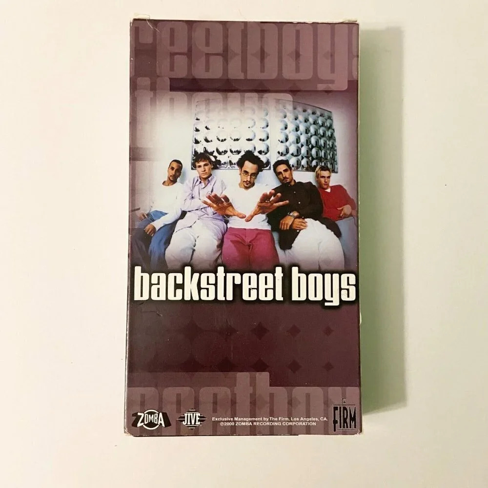 2000 Backstreet Boys For The Fans VHS Tape Behind the Scenes Tour Live